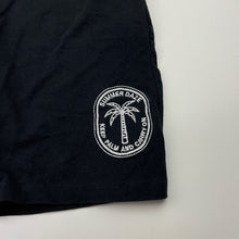 Load image into Gallery viewer, Boys KID, black cotton shorts, elasticated, GUC, size 12,  