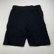 Load image into Gallery viewer, Boys KID, black cotton shorts, elasticated, GUC, size 12,  