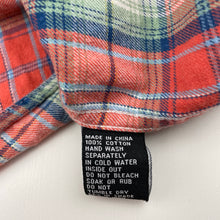 Load image into Gallery viewer, Boys Industrie, checked flannel cotton long sleeve shirt, GUC, size 7,  