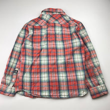 Load image into Gallery viewer, Boys Industrie, checked flannel cotton long sleeve shirt, GUC, size 7,  