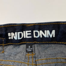 Load image into Gallery viewer, Boys Indie, dark denim jeans, adjustable, Inside leg: 40cm, GUC, size 3,  