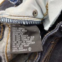 Load image into Gallery viewer, Boys Indie, dark denim jeans, adjustable, Inside leg: 40cm, GUC, size 3,  