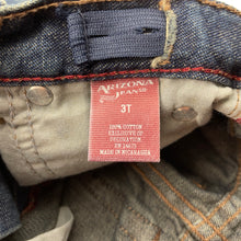Load image into Gallery viewer, Boys ARIZONA JEANS CO, relaxed fit dark denim jeans, adjustable, Inside leg: 36cm, NEW, size 3,  