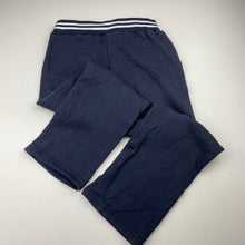 Load image into Gallery viewer, Boys Official AFL, Carlton Blues fleece lined track pants, elasticated, Inside leg: 48cm, EUC, size 6,  