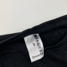 Load image into Gallery viewer, Unisex Target, black cotton long sleeve tee / top, EUC, size 9,  