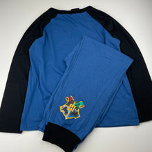 Load image into Gallery viewer, Unisex Harry Potter, Hogwarts pyjama top &amp; bottoms, EUC, size 12,  