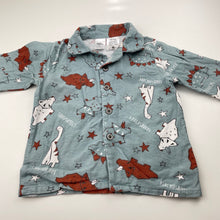 Load image into Gallery viewer, Boys Baby Berry, flannel cotton pyjama top, dinosaurs, GUC, size 2,  