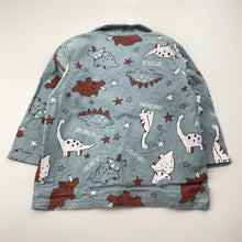 Load image into Gallery viewer, Boys Baby Berry, flannel cotton pyjama top, dinosaurs, GUC, size 2,  