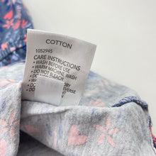 Load image into Gallery viewer, Girls B Collection, floral cotton casual dress, wash fade, FUC, size 2, L: 43cm