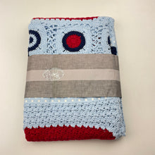 Load image into Gallery viewer, Unisex And the Little Dog Laughed, cotton hand crocheted blanket, 83cm x 83cm, NEW, size 0000-000,  