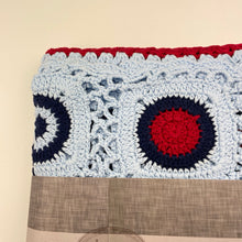 Load image into Gallery viewer, Unisex And the Little Dog Laughed, cotton hand crocheted blanket, 83cm x 83cm, NEW, size 0000-000,  