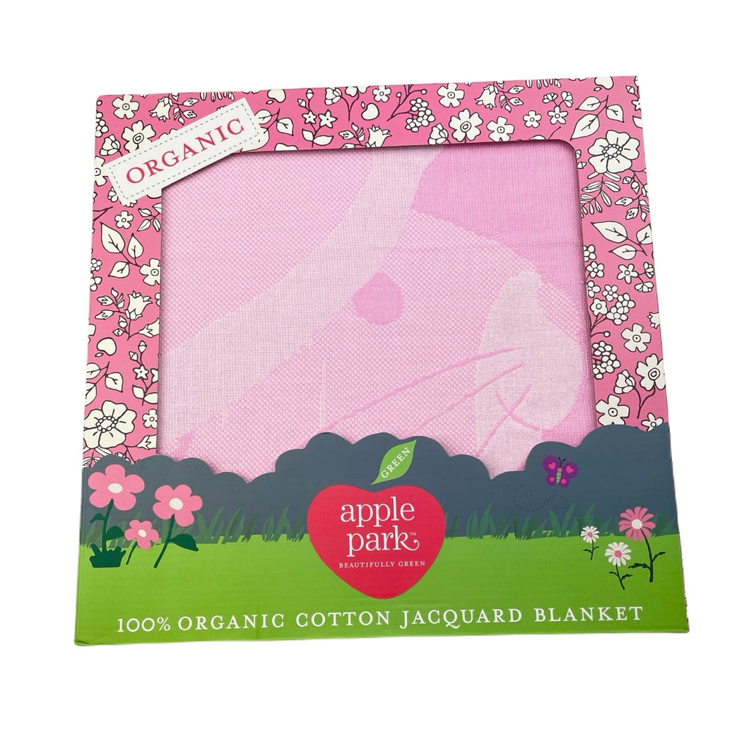 Girls Apple Park, lightweight organic cotton blanket, 115cm x 115cm, NEW, size 0000-000,  