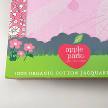 Load image into Gallery viewer, Girls Apple Park, lightweight organic cotton blanket, 115cm x 115cm, NEW, size 0000-000,  