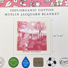 Load image into Gallery viewer, Girls Apple Park, lightweight organic cotton blanket, 115cm x 115cm, NEW, size 0000-000,  