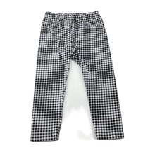 Load image into Gallery viewer, Girls Uniqlo, checked stretchy leggings / bottoms, elasticated, Inside leg: 29cm, GUC, size 2,  