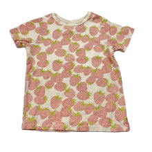 Load image into Gallery viewer, Girls Target, cotton tee / top, strawberries, EUC, size 3,  