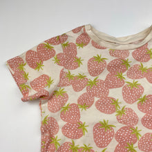 Load image into Gallery viewer, Girls Target, cotton tee / top, strawberries, EUC, size 3,  