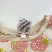 Load image into Gallery viewer, Girls Target, cotton tee / top, strawberries, EUC, size 3,  