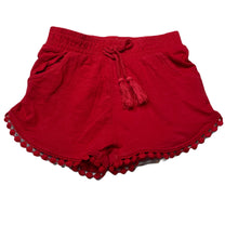 Load image into Gallery viewer, Girls Brilliant Basics, red cotton shorts, elasticated, GUC, size 5,  