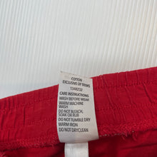 Load image into Gallery viewer, Girls Brilliant Basics, red cotton shorts, elasticated, GUC, size 5,  