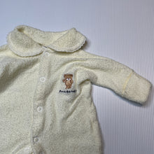Load image into Gallery viewer, Unisex Bonds, embroidered terry wondersuit coverall / romper, EUC, size 0000,  