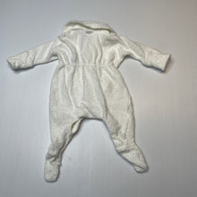 Load image into Gallery viewer, Unisex Bonds, embroidered terry wondersuit coverall / romper, EUC, size 0000,  