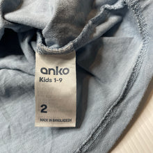 Load image into Gallery viewer, Boys Anko, cotton long sleeve tee / top, FUC, size 2,  