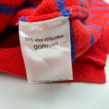 Load image into Gallery viewer, Womens Gorman, wool/cotton knitted sweater / jumper, L: 50cm, armpit to armpit: 43cm, shoudler to cuff: 44cm, EUC, size 6,  
