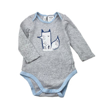 Load image into Gallery viewer, Unisex Dymples, cotton bodysuit / romper, fox, FUC, size 0,  