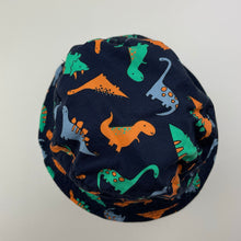 Load image into Gallery viewer, Boys Dymples, cotton bucket hat, dinosaurs, GUC, size 000-0,  