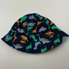Load image into Gallery viewer, Boys Dymples, cotton bucket hat, dinosaurs, GUC, size 000-0,  