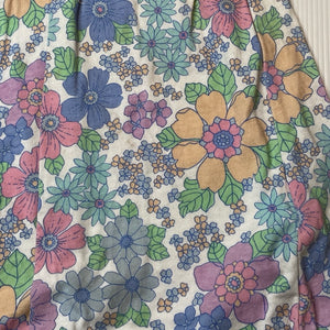 Girls Cotton On, floral cotton casual dress, marks on skirt, FUC, size 6, L: 57cm