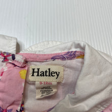 Load image into Gallery viewer, Girls Hatley, lined cotton dress, horses, FUC, size 0, L: 38cm