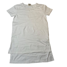 Load image into Gallery viewer, Girls Milk &amp; Masuki, organic cotton blend box t-shirt dress, EUC, size 5, L: 58cm at front