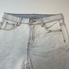 Load image into Gallery viewer, Boys Minti, embroidered stretch denim shorts, adjustable, GUC, size 12,  