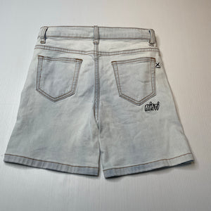 Boys Minti, embroidered stretch denim shorts, adjustable, GUC, size 12,  