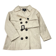 Load image into Gallery viewer, Girls Bardot Junior, lined trenchcoat / jacket, L: 44cm, EUC, size 3,  