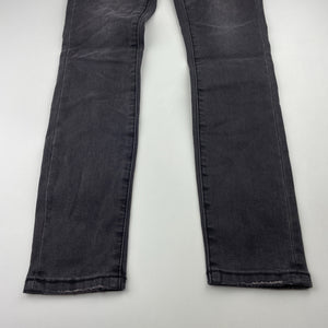 Womens Seed, charcoal stretch denim jeans, W: 30cm across unstretched, Inside leg: 65.5cm, NEW, size 6,  