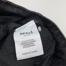 Load image into Gallery viewer, Womens Seed, charcoal stretch denim jeans, W: 30cm across unstretched, Inside leg: 65.5cm, NEW, size 6,  