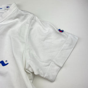 Womens Champion, Authentic cropped cotton tee / top, L: 42cm, armpit to armpit: 43cm, small marks front, FUC, size 8,  