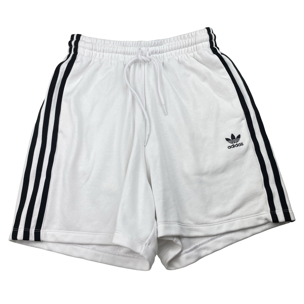 Womens Adidas, white sports / activewear shorts, W: 30cm across unstretched, EUC, size S,  