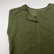 Load image into Gallery viewer, Womens VAN HEUSEN, khaki lightweight blouse / top, L: 60cm approx, armpit to armpit: 49cm, EUC, size S,  