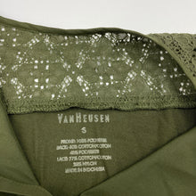 Load image into Gallery viewer, Womens VAN HEUSEN, khaki lightweight blouse / top, L: 60cm approx, armpit to armpit: 49cm, EUC, size S,  