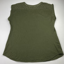 Load image into Gallery viewer, Womens VAN HEUSEN, khaki lightweight blouse / top, L: 60cm approx, armpit to armpit: 49cm, EUC, size S,  
