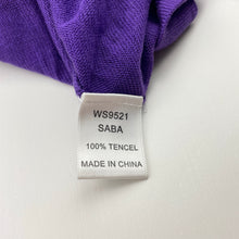 Load image into Gallery viewer, Womens SABA, purple lightweight knit shrug cardigan / top, L: 43cm, GUC, size 10,  