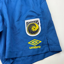 Load image into Gallery viewer, Womens Umbro, Central Coast Mariners sports shorts, W: 32cm across unstretched, EUC, size 8-10,  