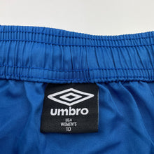 Load image into Gallery viewer, Womens Umbro, Central Coast Mariners sports shorts, W: 32cm across unstretched, EUC, size 8-10,  