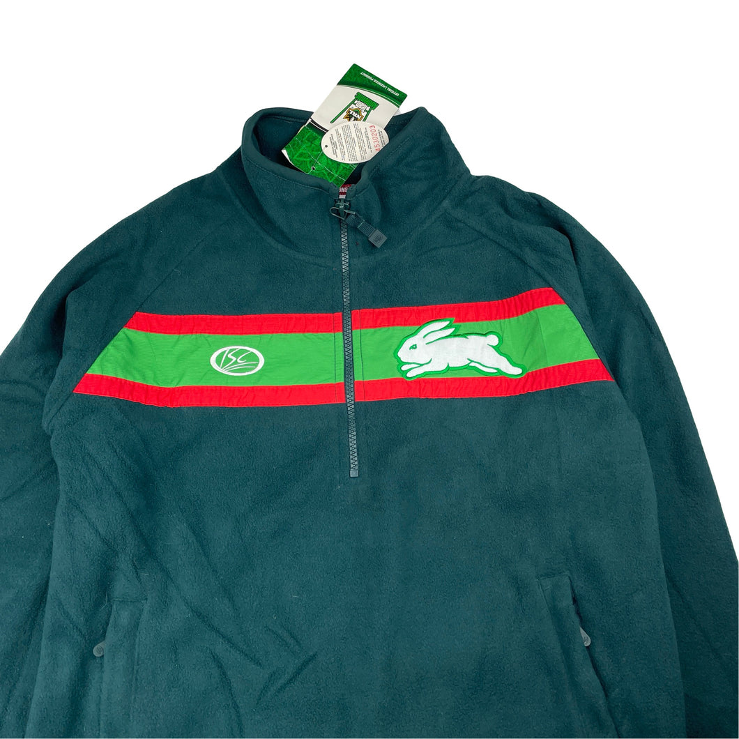Womens NRL Team Authentic, Souths Rabbitohs 2008 official polar fleece sweater, L: 59cm approx, armpit to armpit: 48cm, armpit to cuff: 49cm, NEW, size 10-12,  