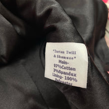 Load image into Gallery viewer, Womens Wheels &amp; Dollbaby, checked tartan cropped sleeve jacket, L: 47cm, armpit to armpit: 45cm, shoulder to cuff: 45cm, EUC, size 12,  