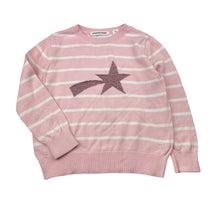 Load image into Gallery viewer, Girls Country Road, knitted cotton sweater / jumper, shooting star, FUC, size 3,  